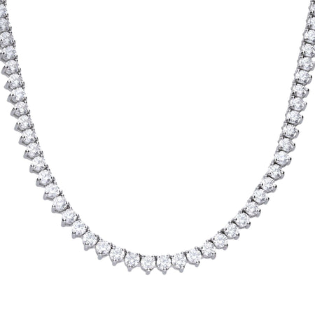 Collar Brilliant de plata Diamonfire