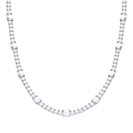 Collar Brillant de plata con 148 circonitas